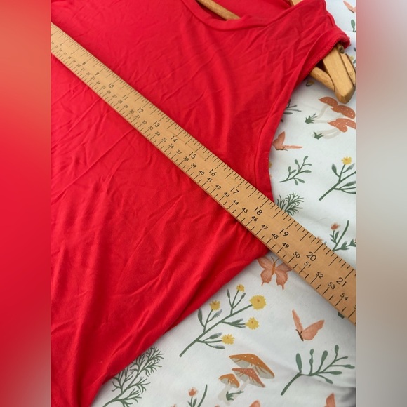 Michael Kors large red layered tank sleeveless top - Picture 9 of 11